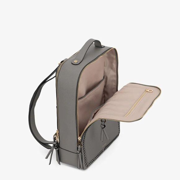 Like New CALPAK Kaya 15 inch Pink Interior Charcoal Grey Laptop Backpack - Picture 6 of 13